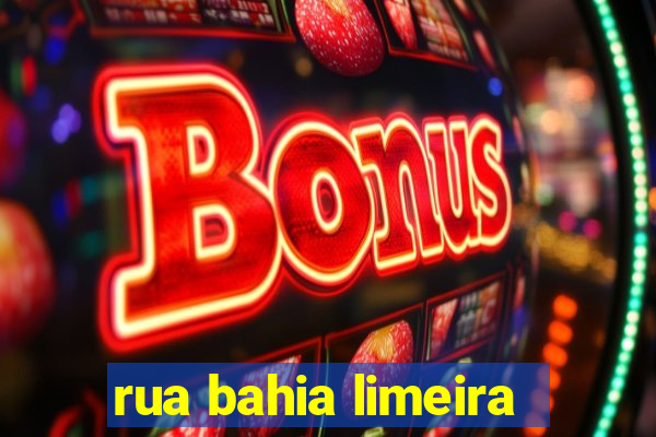 rua bahia limeira